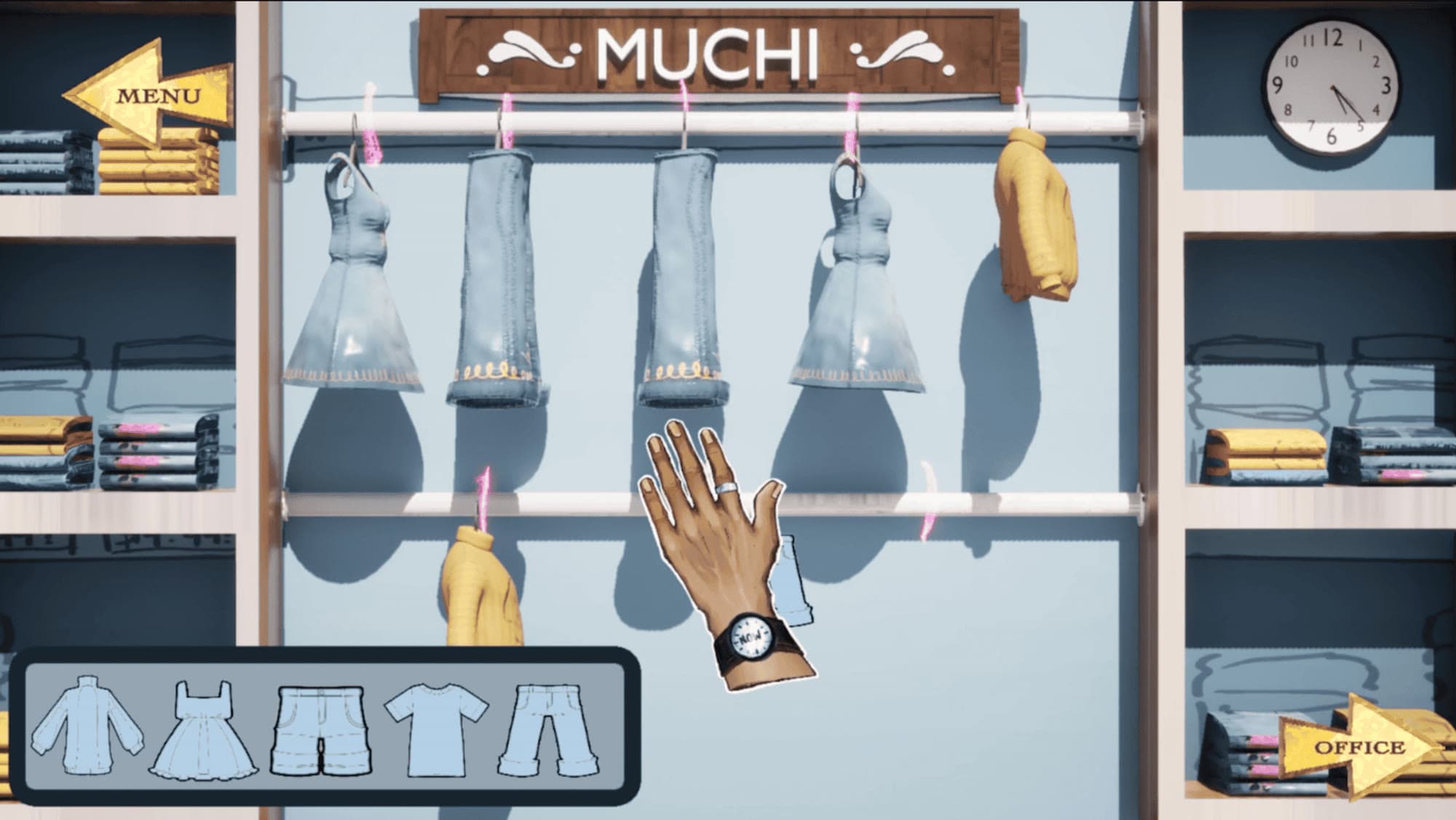 Muchi gameplay screenshot.