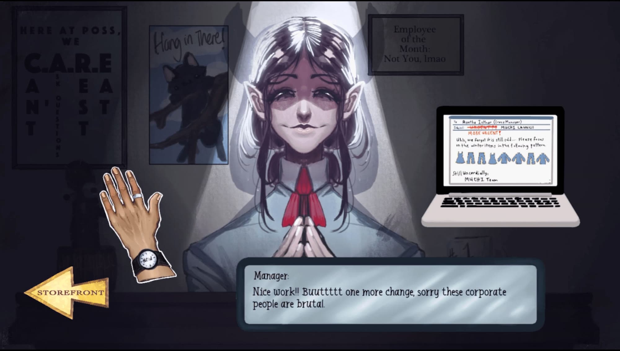 Muchi gameplay screenshot.