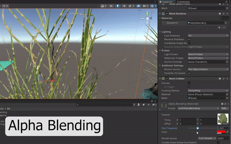 Plants — blending vs clipping