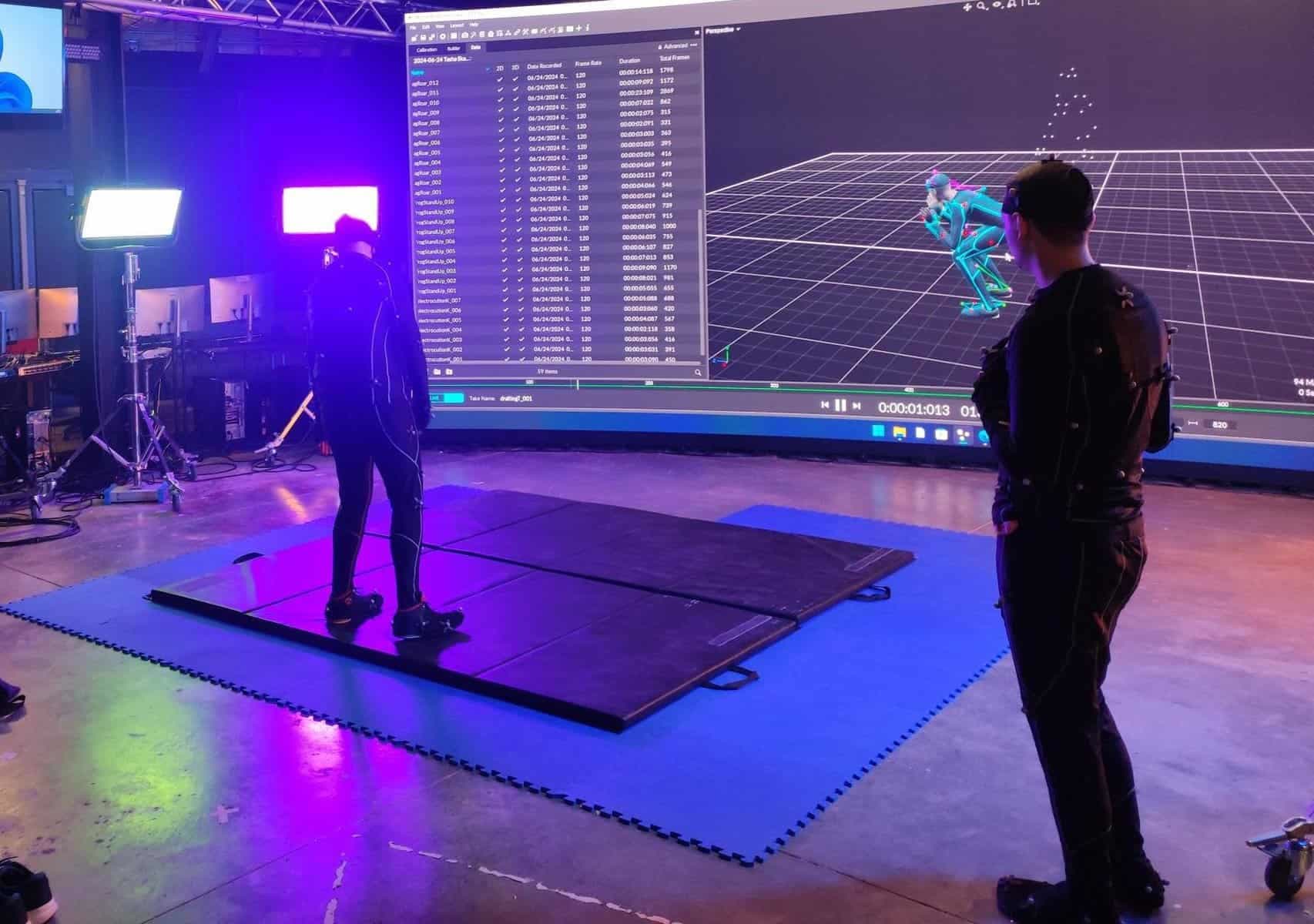 Motion capture setup